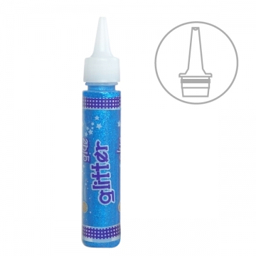 Glitter glue bottle (GU-25A) 45ml (with hanger)